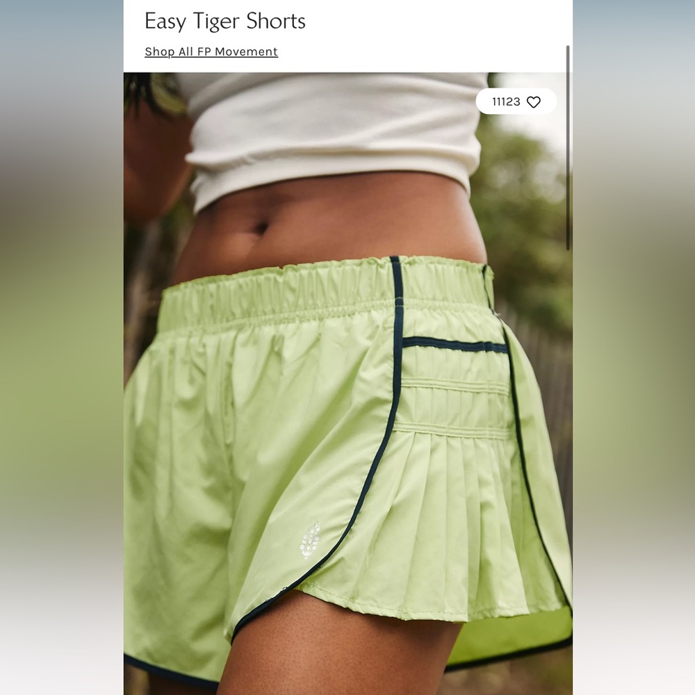 NWT FP Movement Easy Tiger shorts